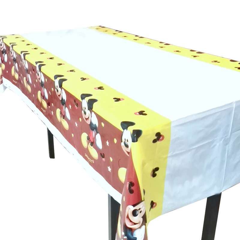 Для 6 детей красные украшения Микки Мауса товары для вечеринки дня рождения