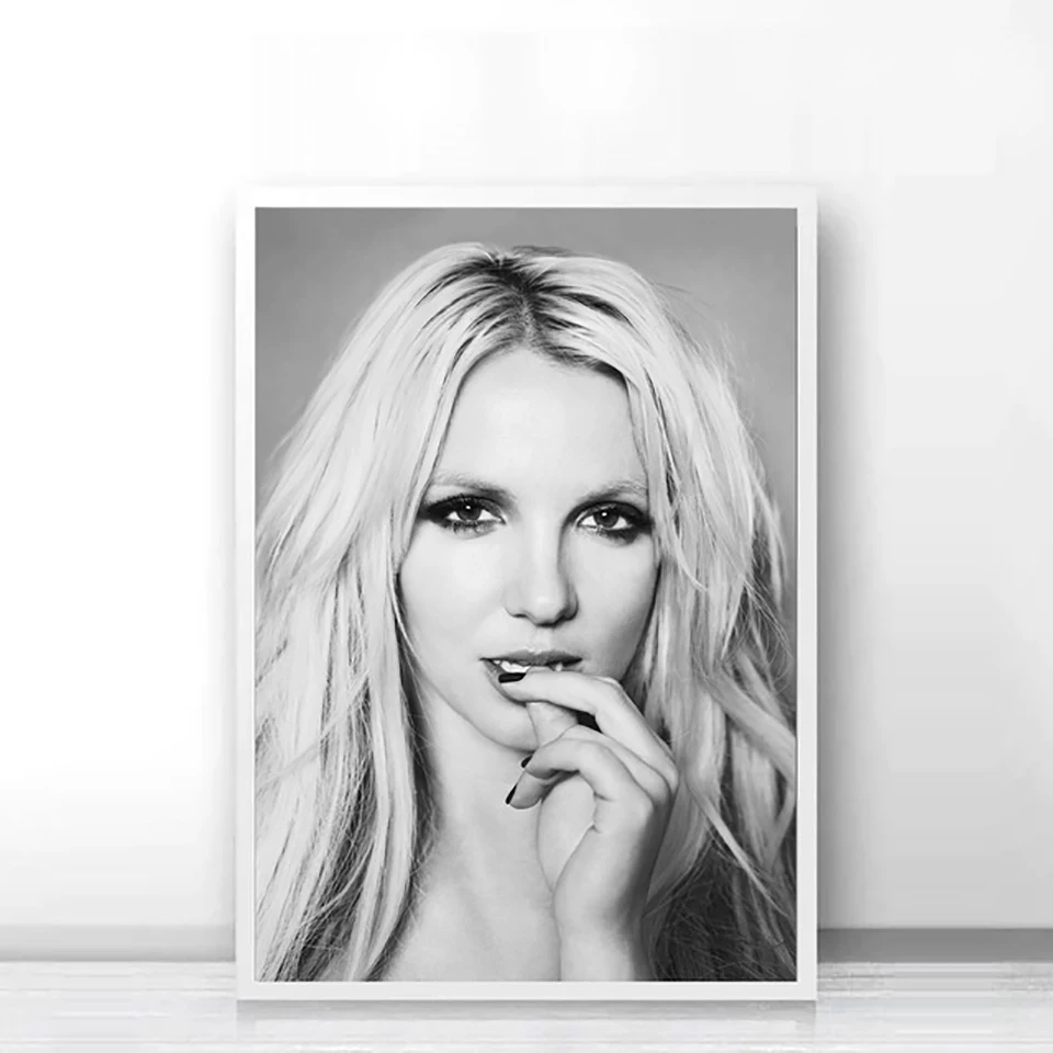 Britney Spears Wall Art Pictures Printed on Canvas