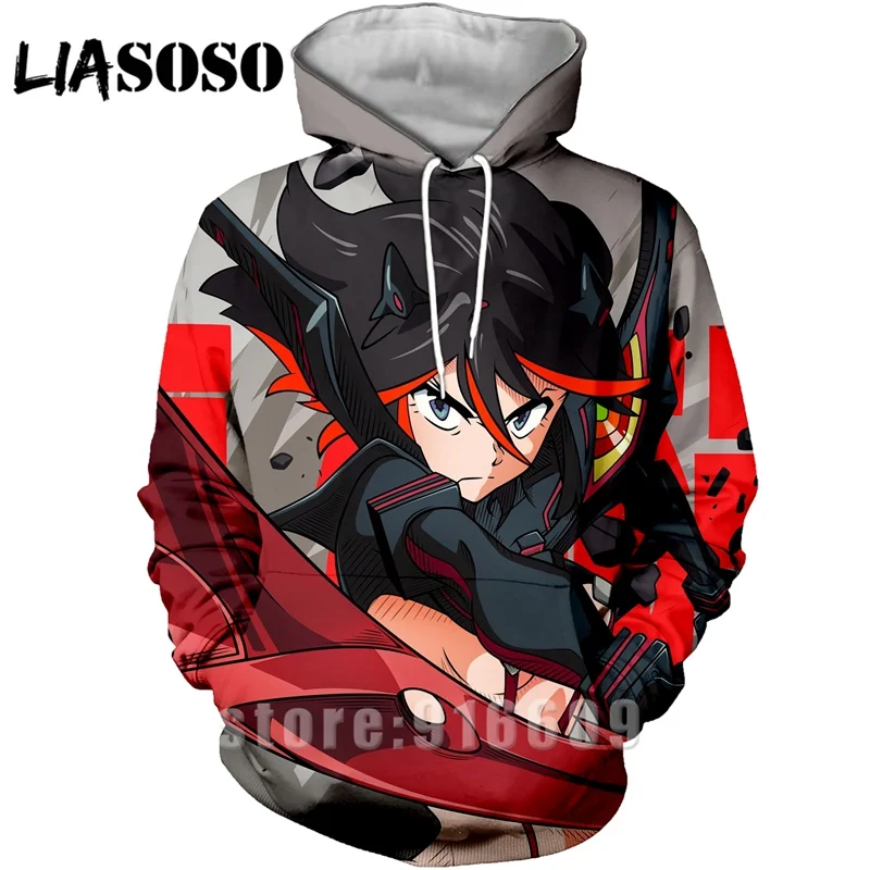 Kill la Kill толстовки с изображением героев комиксов хип-хоп худи с 3D принтом Modis мужские и женские толстовки забавные новые спортивные костюмы модные пальто пуловер