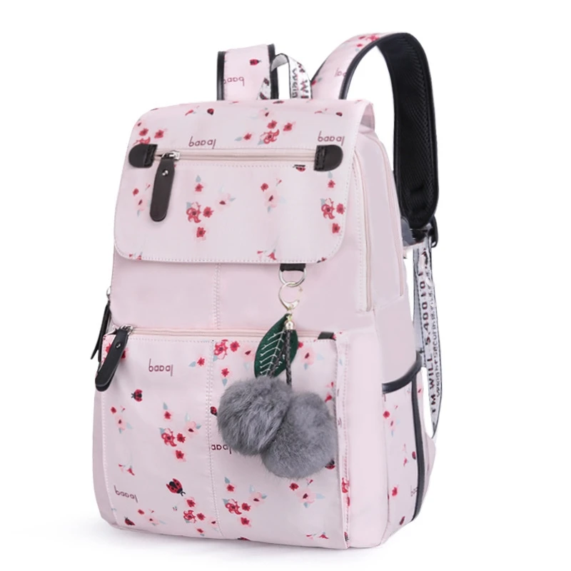 

ABZC-School Bags for Girls Female Laptop Backpack Usb Backpack Children Backpacks Cute Cat School Backpack for Girls Bag Pack