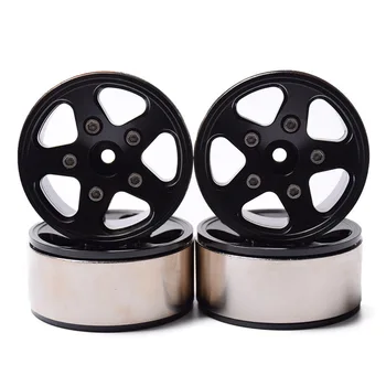 

4Pcs/Lot Heavy Aluminum Metal 1.9 Inch Wheel Rims 12mm Hex Hub for RC 1:10Th Model Car Rock Crawler