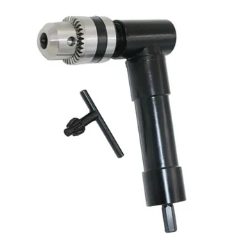 

3/8 90° Right Angle Drill Attachment Adapter Three-jaw Chuck Corner Cordless