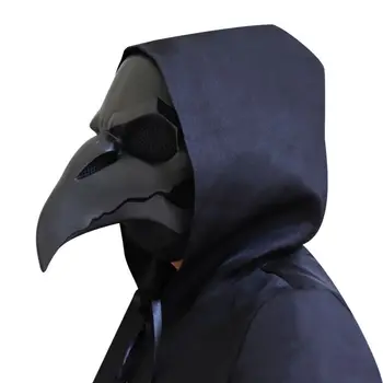

Halloween Punk Retro Plague Doctor Plague Crow Beak Mask PVC Full face Mask Halloween Party Cosplay Accessories