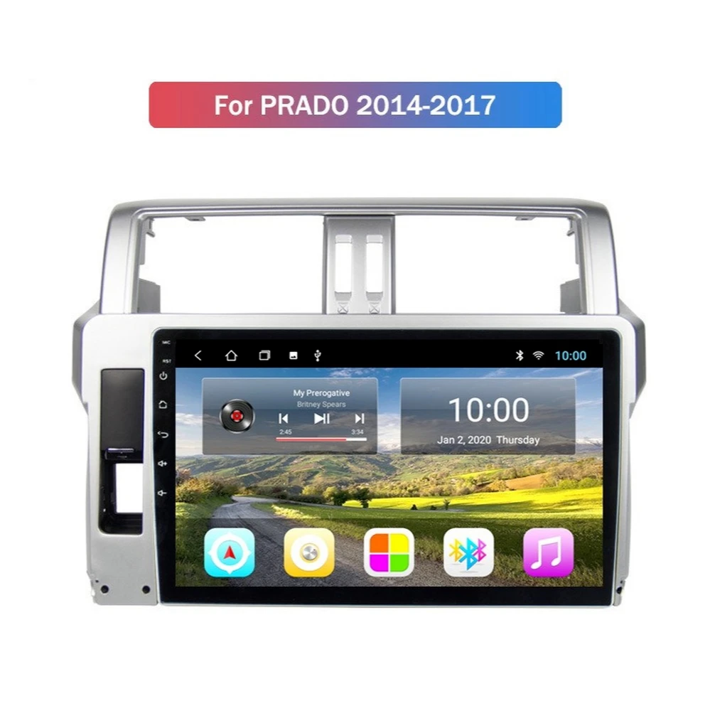 Автомобильный GPS-навигатор Android 10 0 для TOYOTA PRADO 2014-2017 Восьмиядерный аудио Радио