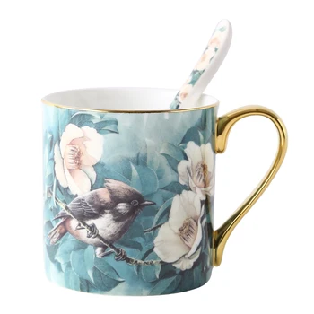 

Morning Animal Mug Personalized Cup Coffee Coffee Mugs Creative Large Gold Tumbler Cup Cups And Mugs Ceramic Porcelain A5B