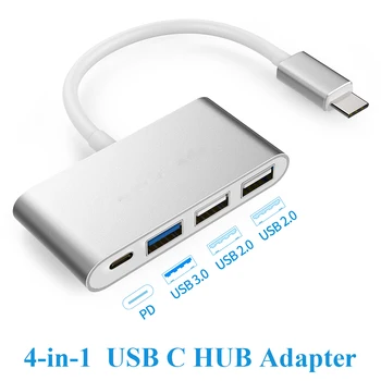 

USB-C Hub with Type C, USB 3.0, USB 2.0 for 2020-2016 MacBook Pro 13/15/16 Mac Multiport 50W PD Charging & Connecting Adapter