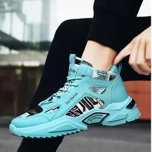 

Basketball Men's Sneakers Shoes Autumn Platform Breathable Graffiti Canvas Casual Shoes Tenis Masculino Zapatillas Hombre