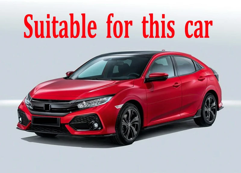 2 шт. для Honda Civic хэтчбек- Светодиодный дневной ходовой светильник DRL Автомобильная противотуманная фара 6000K белый светильник желтый светильник