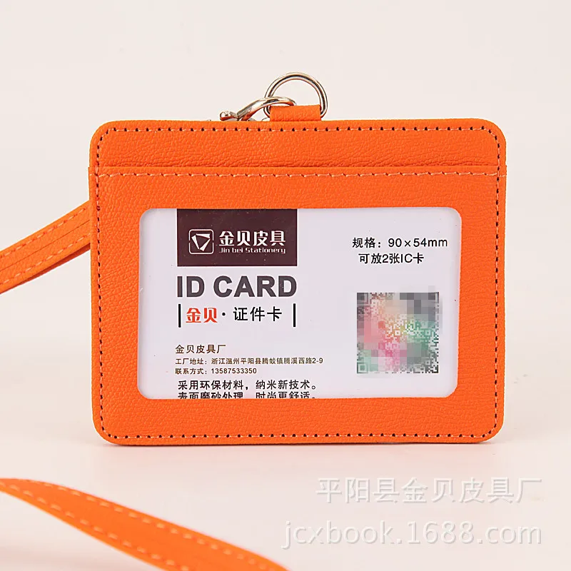Тонкий держатель для кредитных карт RFID Блокировка для мужчин и женщин кожаный дорожный пропуск порт автобус держатель пропуска мульти-карта-бит пакет сумка - Цвет: Orange