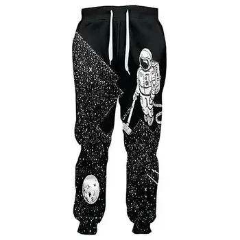 

New European and American fashion 3D van Gogh rope trousers in spring