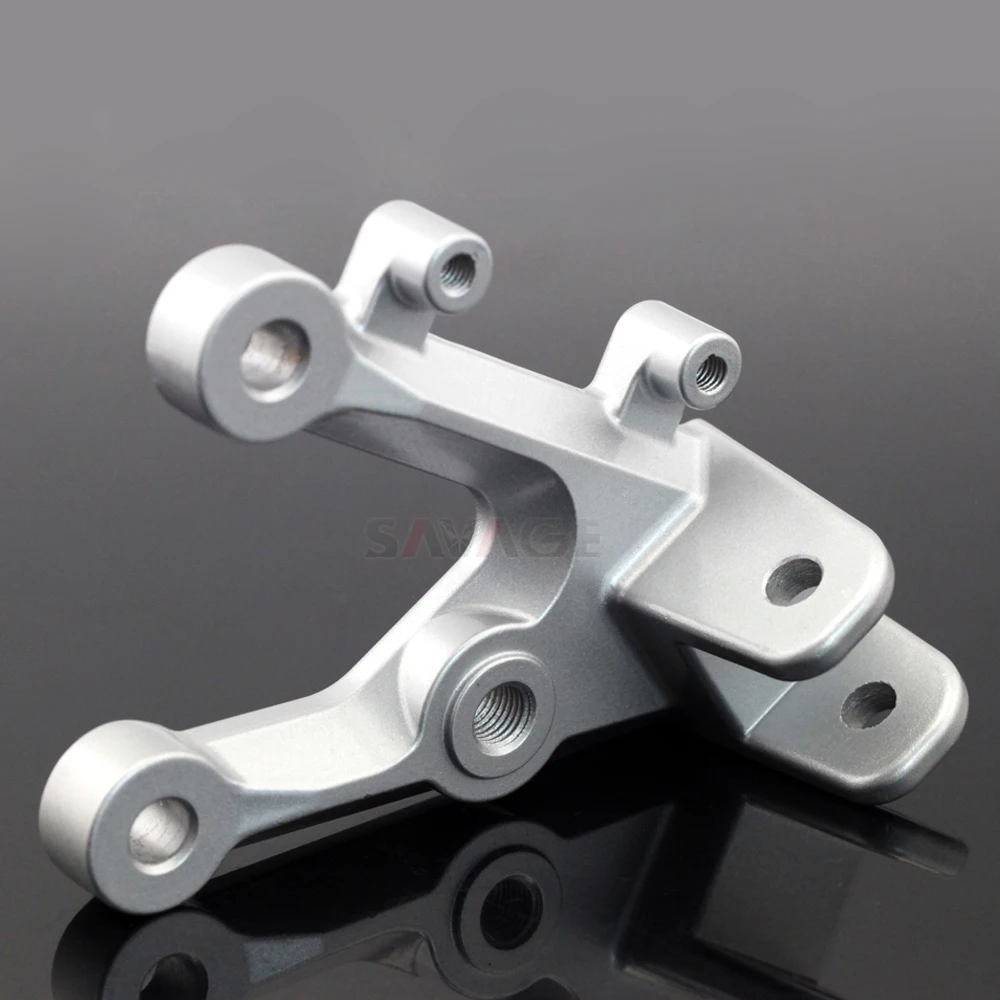 Left Front Footrest Bracket Foot Peg Adapters For YAMAHA YZ-F R25 YZF-R3MT-25 MT-03 2014-2020 2018 2019 Motorcycle Accessories | Автомобили