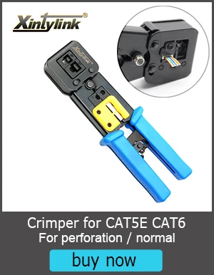 xintylink rj45 pliers crimper rg45 cat5 cat6 cat7 CAT8 network crimping tool ethernet cable Stripper networking clamp clip lan