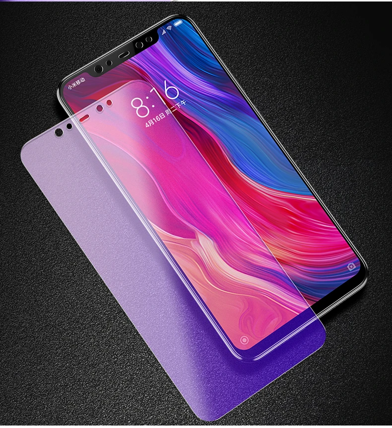 Zeallion для huawei P smart Z P20 P30 Pro Lite P10 Plus Edge полное покрытие протектор анти синий светильник фиолетовый+ 9H закаленное стекло