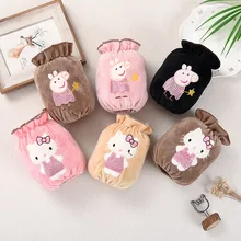 Детская Водонепроницаемая зимняя стильная одежда из чистого хлопка с милыми манжетами и короткими рукавами для мальчиков и девочек