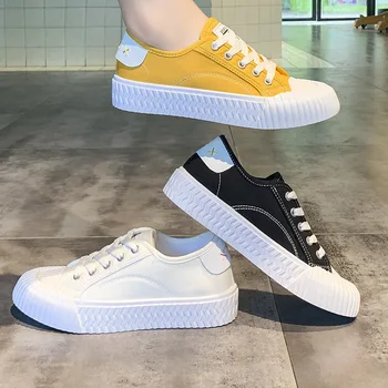 

Canvas shoes women 2020 summer fashion sports single shoes students flat bottom comfortable running shoes for women ZP-138