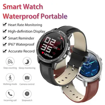 

1.3" Full Round Screen Smart Watch Waterproof Portable Sports Wristband Health Monitoring Bracelet