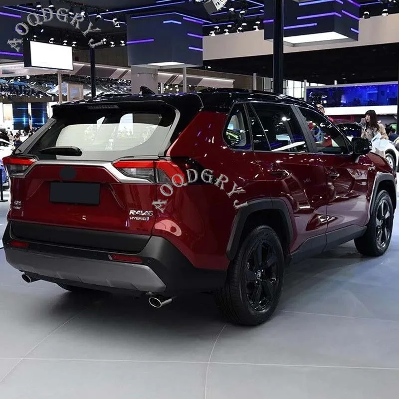 Аксессуары для стайлинга автомобилей ABS хром задний багажник литья отделка полосы крышка подходит для Toyota RAV4