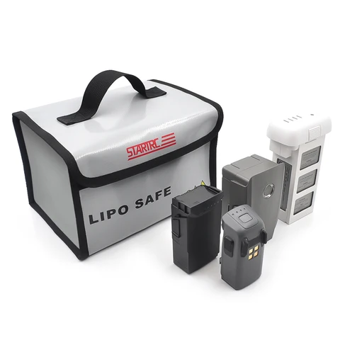 Battery Storage Pouch Fireproof Explosion-proof Heat-resistant Storage Bag For DJI Mavic Mini  DJI Mavic 2Pro / Zoom