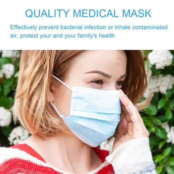 

Disposable 5/10/15/20 Pcs Anti-dust Safe Breathable Face Mask Anti PM2.5Anti Influenza Breathing Safety Masks Face Care Elastic