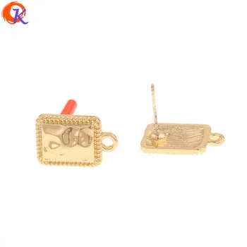 

Cordial Design 100Pcs 10*16MM Jewelry Accessories/Earrings Stud/Soft Pin/Square Shape/DIY Making/Hand Made/Earring Findings