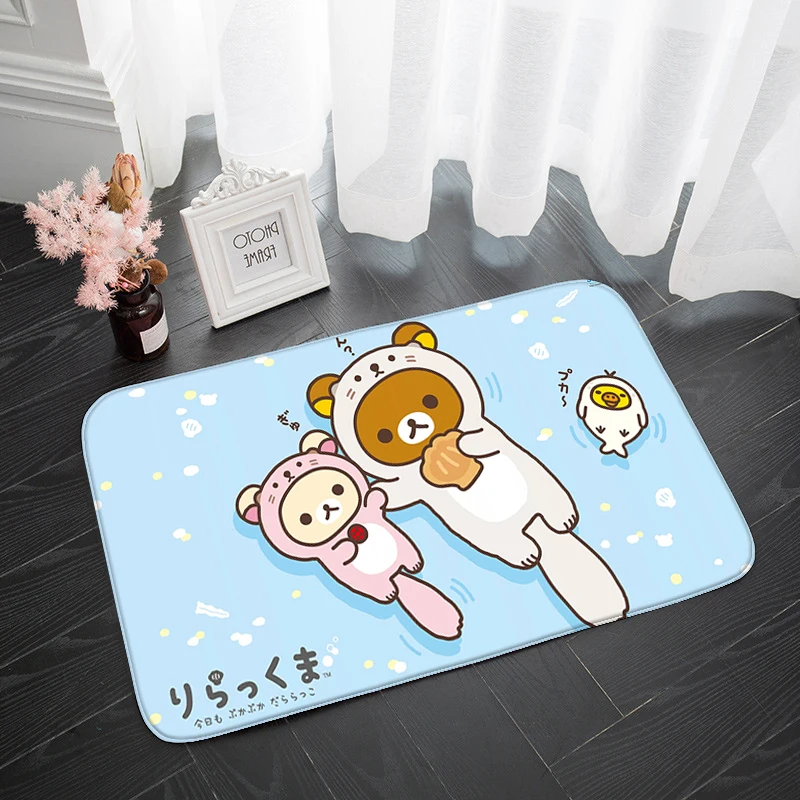 Floor Mat For Kitchen Bath Room Floor Mats Funny Rilakkuma Carpet For