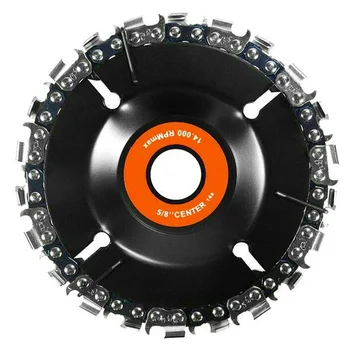 

102mm/4 Inch Woodworking Carving Disc Grinder Chain Disc Wheel for Saw Angle Grinder _WK