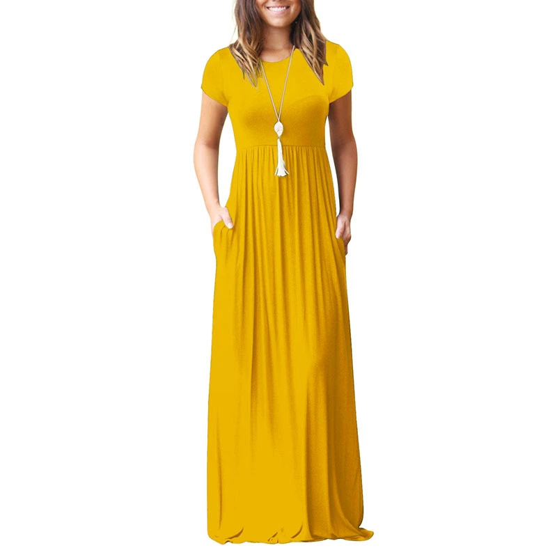 Cotton women's maxi long dress Clearance