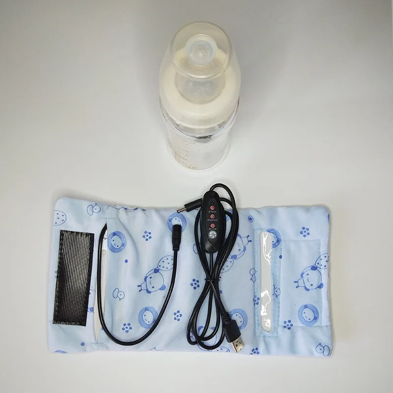 Подогреватель для детского питания, бутылочки для хранения молока, изоляционная сумка для путешествий, usb-грелка, удобная переносная нагревательная пленка