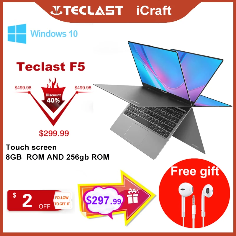 Teclast F5 laptop Windows10 Notebook 11.6