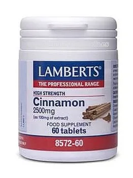 

CINNAMON (CINNAMON) 2500MG 60 COMP LAMBERTS