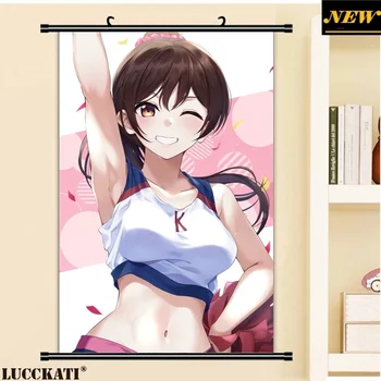 

Kanojo Okarishimasu Rent-a-girlfriend breasts Chizuru sexy loli bikini cameltoe cartoon anime wall scroll canvas painting poster