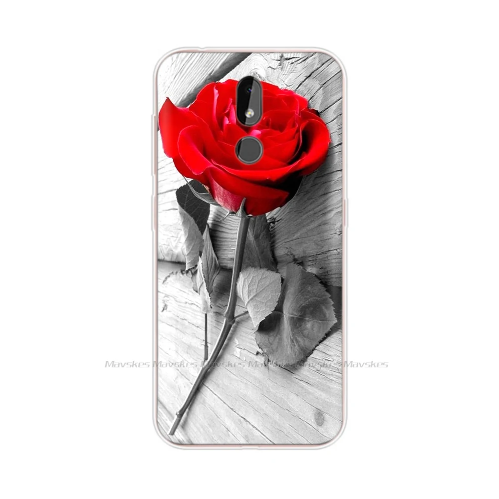 Cartoon Floral Cat Soft Silicone Phone Case - Fun & Durable Back Cover