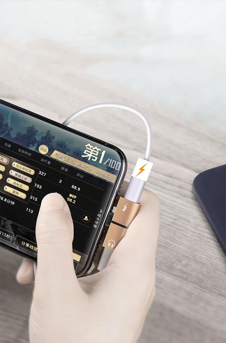 Для iPhone 7 8 Plus X XR аудио зарядка двойной адаптер сплиттер кабель для Lightning Jack для наушников AUX преобразователь кабельного разъема