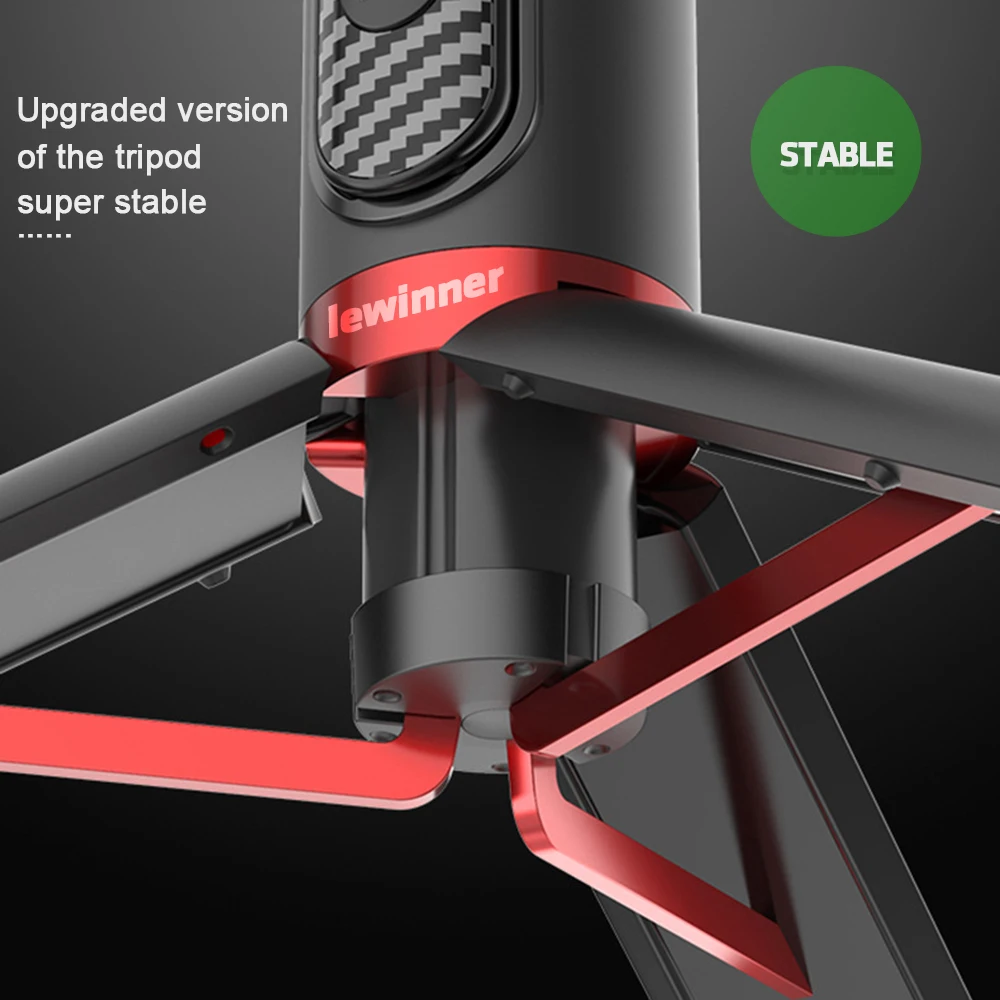  Lewinner LW-202pro Sport All In One Portable bluetooth Tripod Selfie Stick Monopod for Gopro 7 6 5 