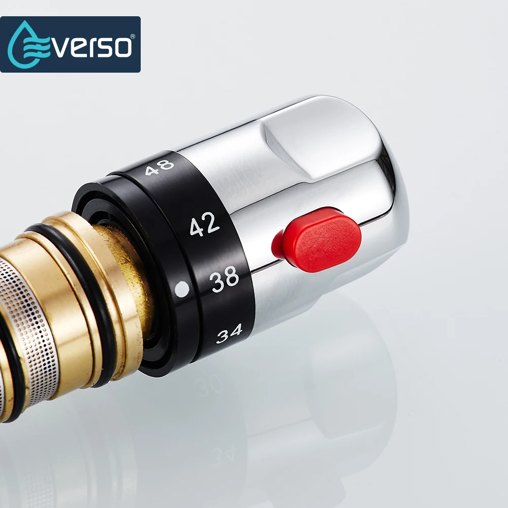 High Quality Brass Thermostatic Mixing Valve Temperature Control Valve for Solar Water Heater Parts Thermostatic Mixers