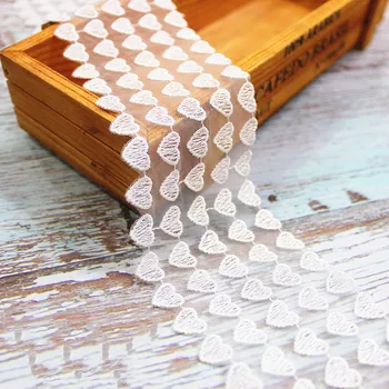 

5Yards/Lot Fabric Lace White Lace Trim DIY Craft Materials Clothing Accessories Lace Embroidery RS622