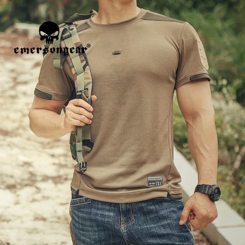 EMERSONGEAR Blue Label Tactical UMP Frogmen Sport T-Shirt Lightweight Quick Dry Running  Long Sleeve Shooting Outdoor Tshirt