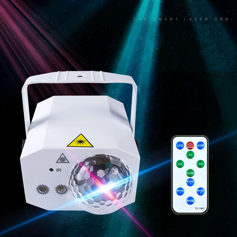 

Сцсветильник проектор RGB подходит для дискотек, караоке вечерние, стробоскопического рождественского лазерного проектора, танцпола