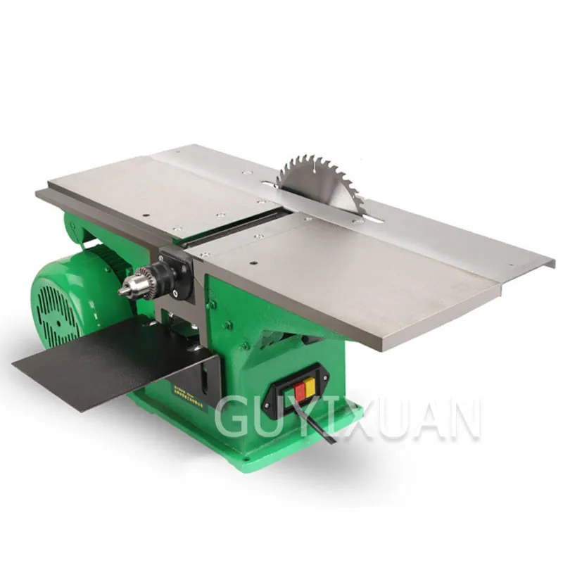 Multi function woodworking table planing small table saw bench drill