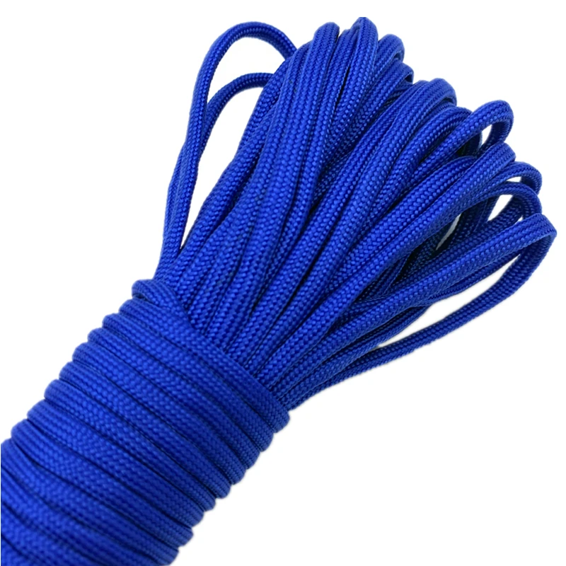 0.5/0.8/1.0/1.5/2.0/4mm 10yards Parachute Cord DeepRed Rope Lanyard Climbing Camping Survival Equipment Paracord Bracelet