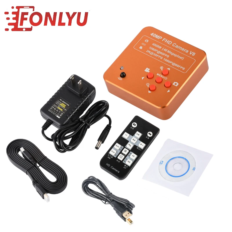

1080P 40MP Microscope Camera,HDMI/USB Industrial Microscope Digital Camera,Mobile phone repair microscope HDMI Camera