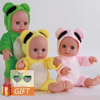 

30cm Baby Silicone Dolls Reborn Baby Doll Simulation Lifelike Baby Soft Doll Handmade Rubber Reborn Toddlers Toys For Children