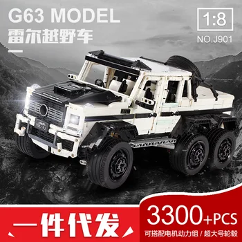 

J901 LR technology series G63 off-road vehicle G level boy educational puzzle assembling building block Bricks education toy