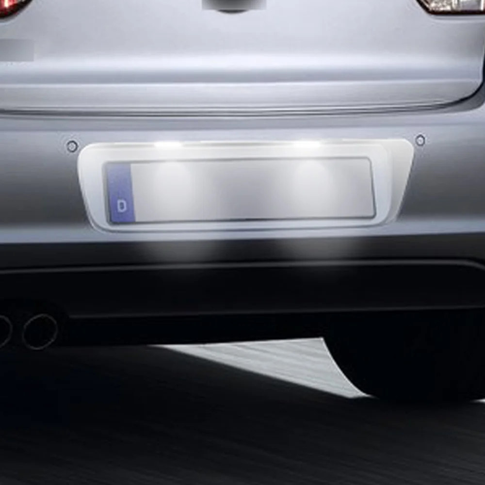 2pcs светодиодный светильник номерного знака для автомобиля аксессуары для Ford Fiesta Fusion 01
