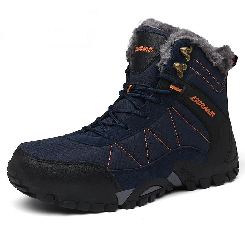 Winter Men Ankle-Boots Waterproof High-Quality Botas Women for Hombre Plus-Size 36-46
