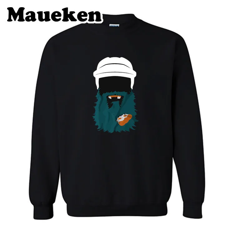Мужские толстовки Burnzie Beard 88 Brent Burns San jose с капюшоном толстый круглый воротник для