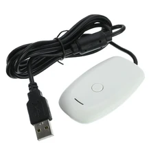 Для microsoft Xbox 360 игровая консоль контроллер беспроводной геймпад ПК адаптер USB приемник игровой USB ПК приемник с CD