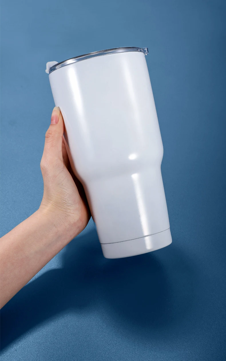 Tasse de glacée Tasse à eau d'isolation sous vide en acier inoxydable