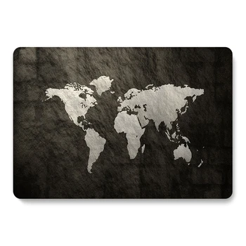 

Map Case for Macbook Air 13 Matte Clear Hard Laptop Shell Cover for Mac book Air 13 inch A1932 2018 A1466 A1369 A2179 2020 Cases