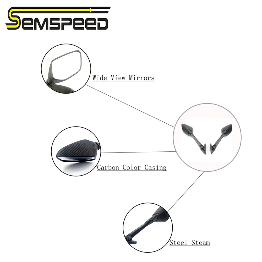 SEMSPEED для Yamaha YZF R3 R25 2015 2016 2017 2018 2019 2020 мотоциклетные складные боковые задние